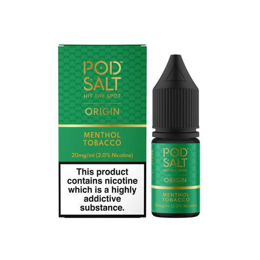 menthol tobacco pod salt origin