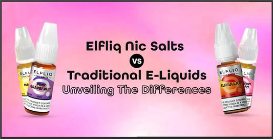 elf nic salts vs traditional e liquids