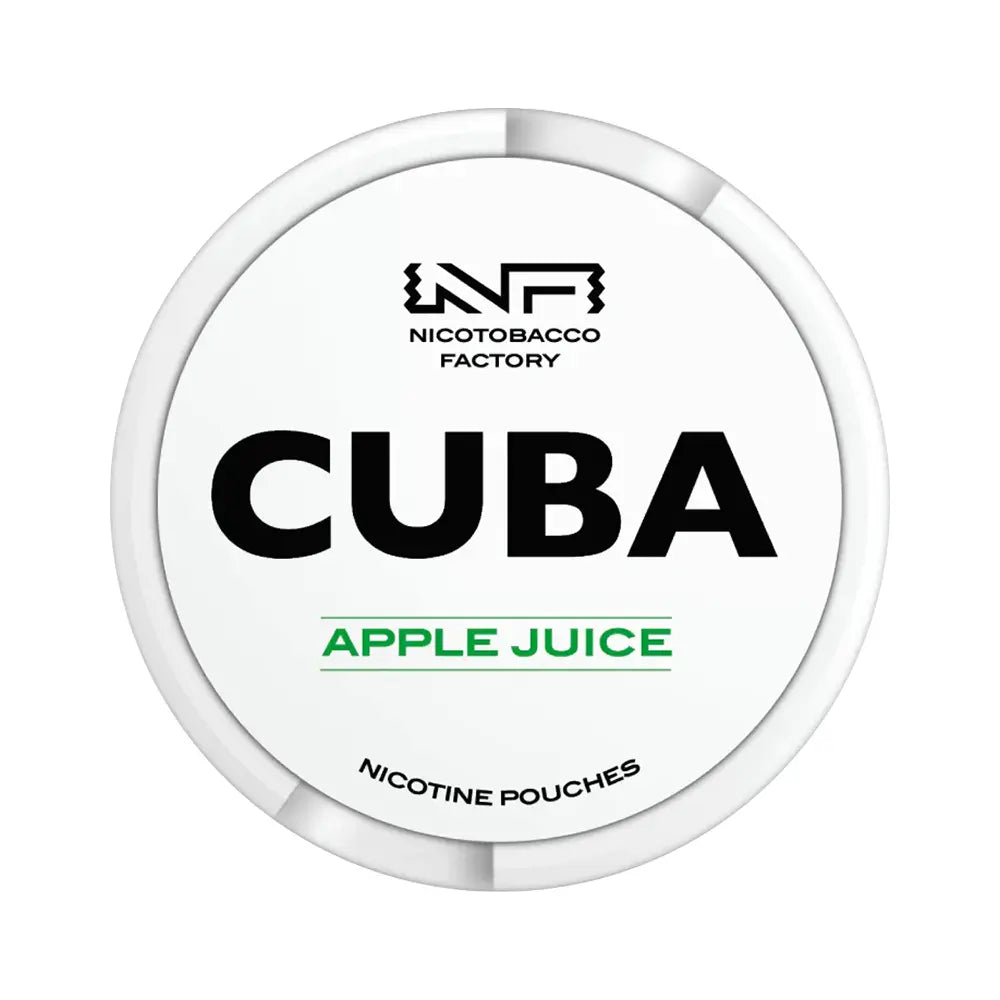 Apple Juice Nicotine Pouches by Cuba White Cuba