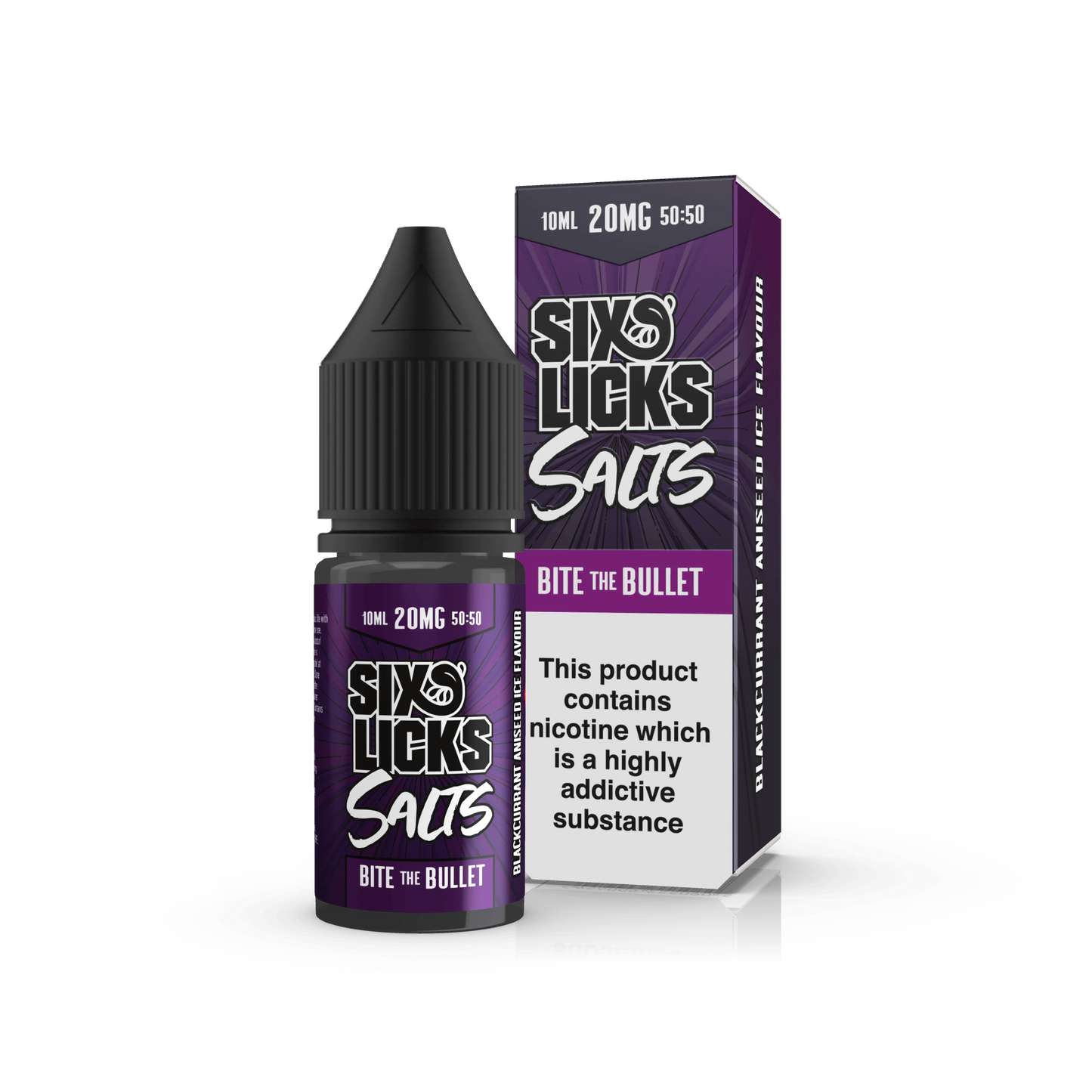 Bite The Bullet Nic Salt E-Liquid by Six Licks Salts