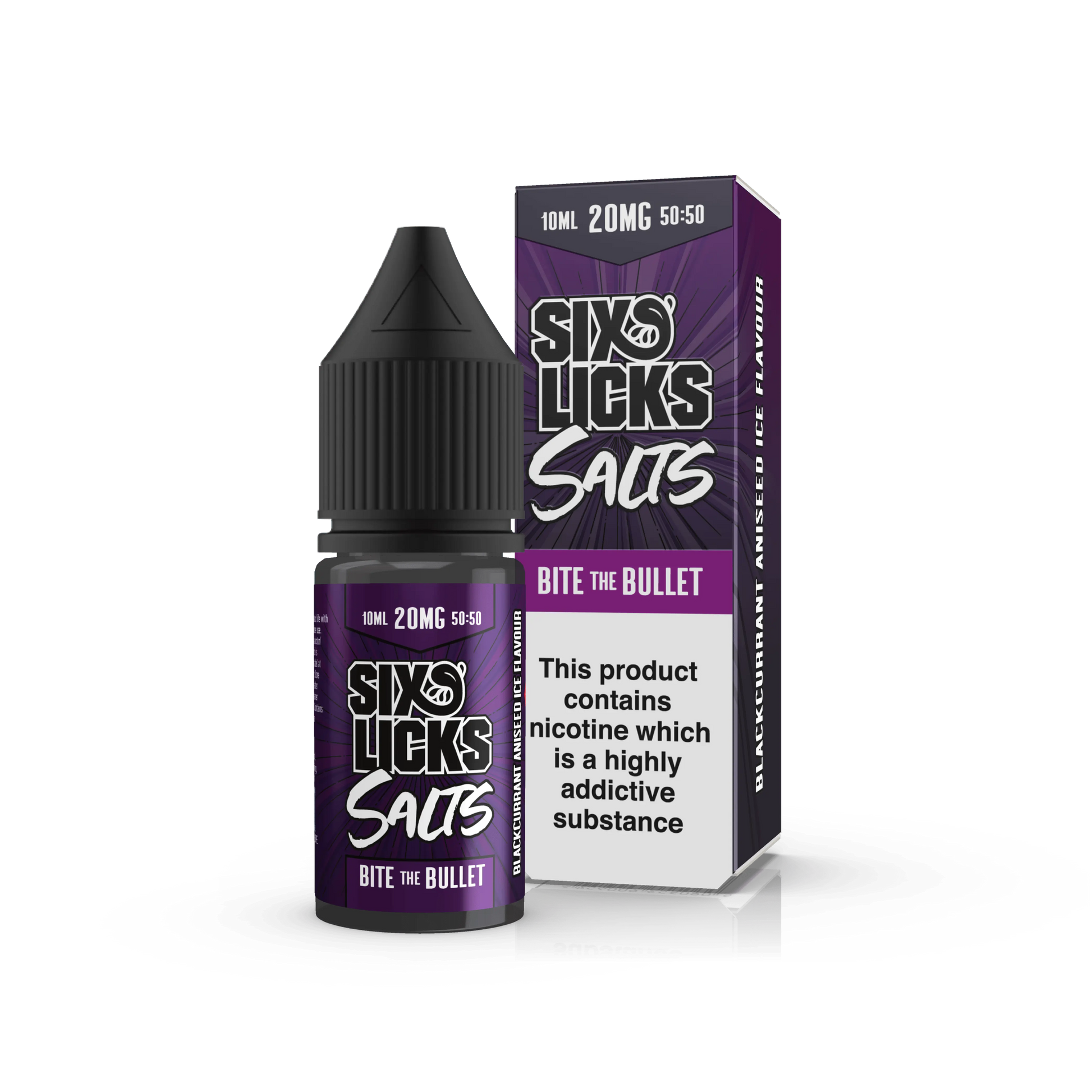 Bite The Bullet Nic Salt E-Liquid by Six Licks Salts