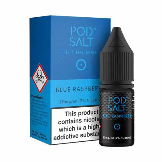 BLUE RASPBERRY NIC SALT E-LIQUID BY POD SALT