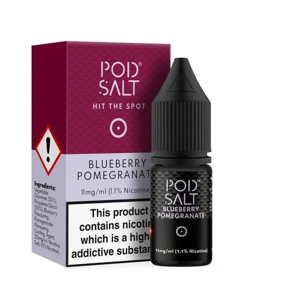 Blueberry Pomegranate Nic Salt E-Liquid by Pod Salt