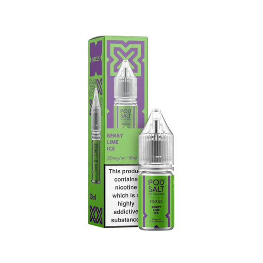 Berry Lime Ice Nicotine Salt 10ml by Pod Salt Nexus