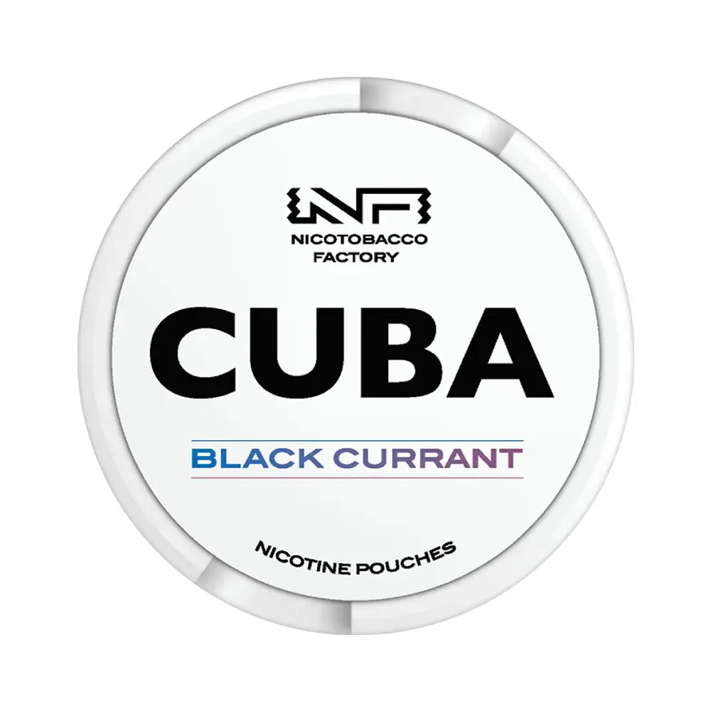 Black Currant Nicotine Pouches by Cuba White Cuba