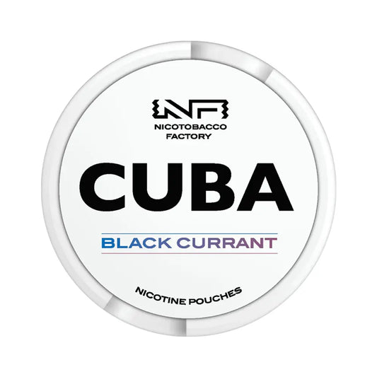 Black Currant Nicotine Pouches by Cuba White