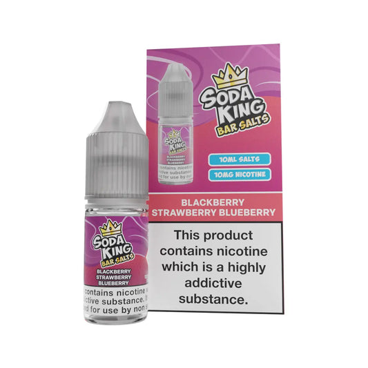 Blackberry Strawberry Blueberry 10ml Nic Salt by Soda King