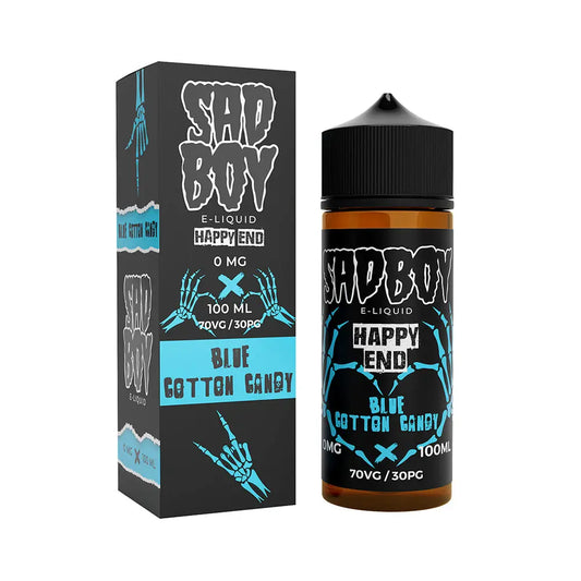 Blue Cotton Candy 100ml Shortfill by Sadboy