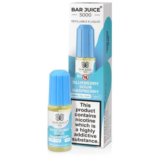 Blueberry Sour Raspberry Nic Salt E-liquid by Bar Juice 5000