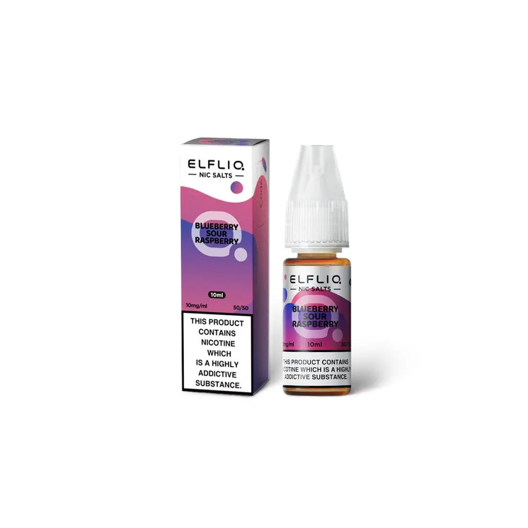Blueberry Sour Raspberry Nic salt E-liquid by Elf Bar Elfliq