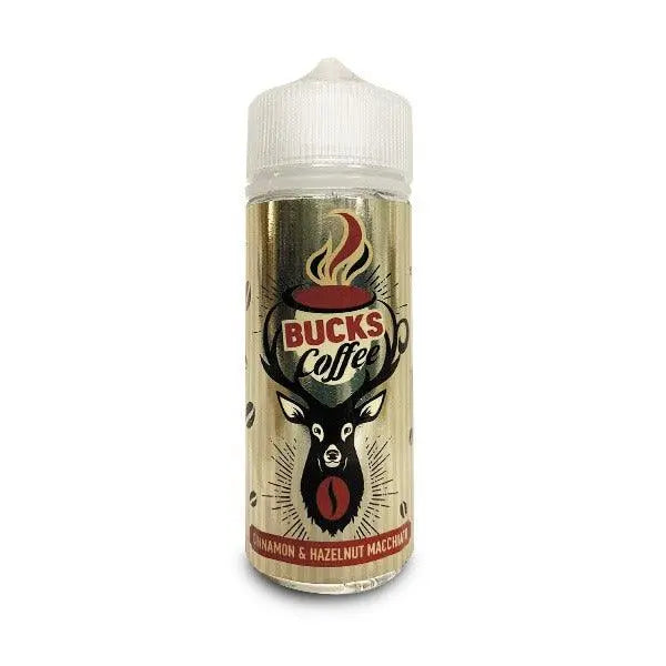 CINNAMON & HAZELNUT MACCHIATO E-LIQUID BY BUCKS COFFEE - TidalVape