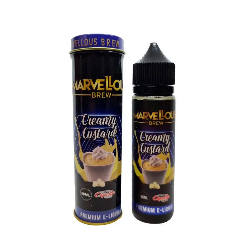 CREAMY CUSTARD E-LIQUID BY MARVELLOUS BREW - TidalVape