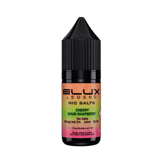 Cherry Sour Raspberry 10ml Nic Salt by Elux Legend Elux