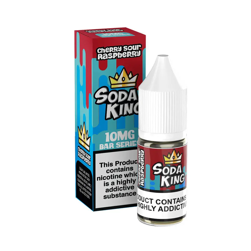Cherry Sour Raspberry 10ml Nic Salt by Soda King
