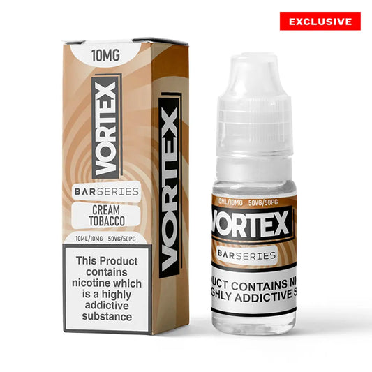 Cream Tobacco Nic Salt by Vortex Bar Series TidalVape