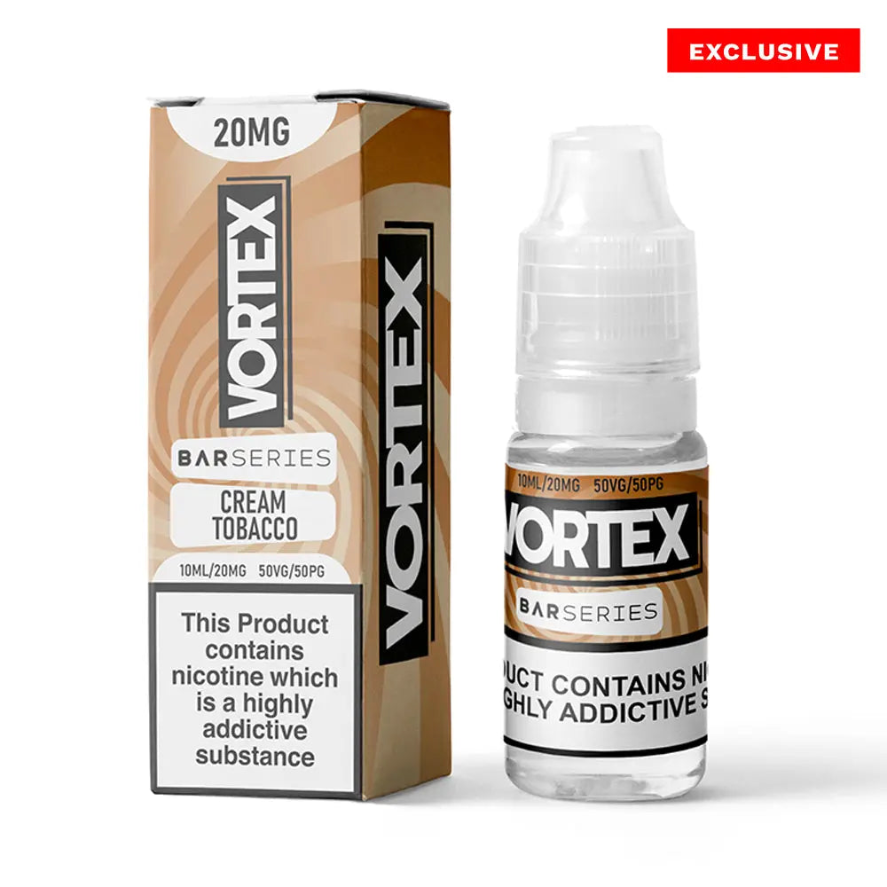 Cream Tobacco Nic Salt by Vortex Bar Series TidalVape