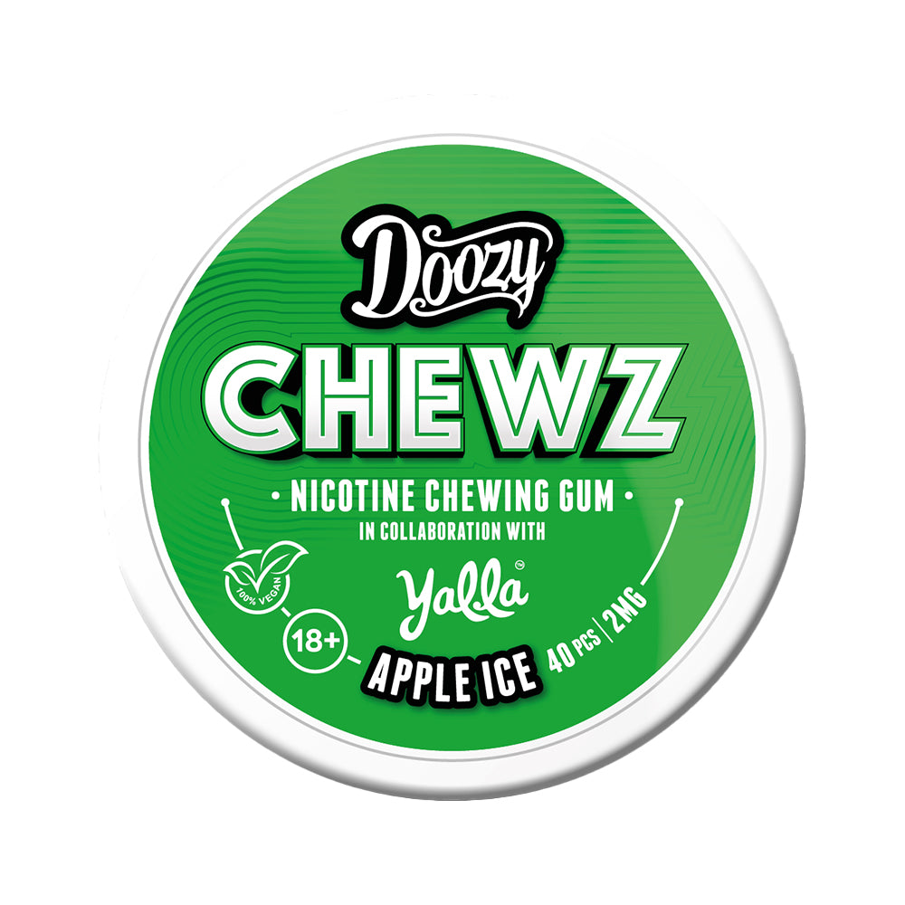 Apple Ice Nicotine Chewing Gum by Doozy Chewz