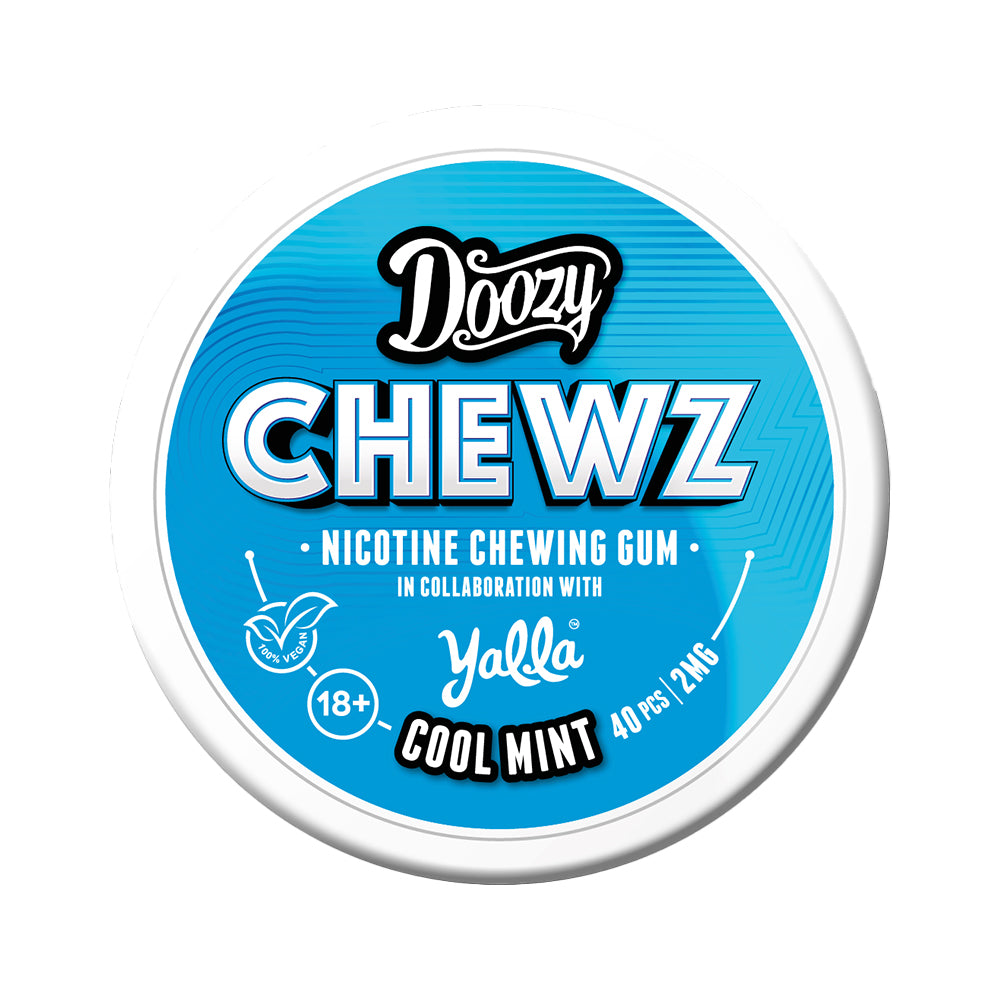 Cool Mint Nicotine Chewing Gum by Doozy Chewz