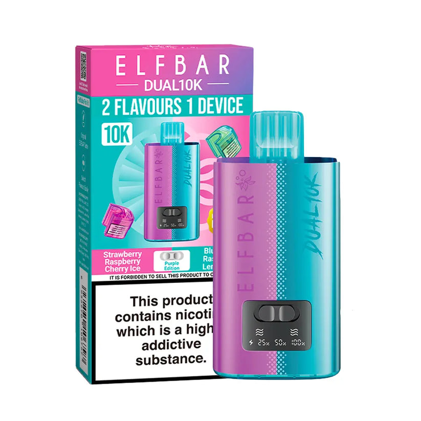 Elf Bar Dual 10K Prefilled Pod Kit | Free Shipping Over £24 – Tidal Vape
