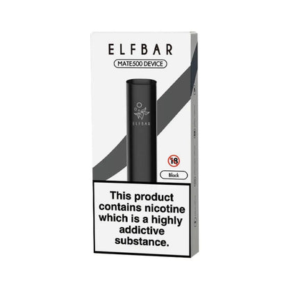 Elf Bar Mate 500 Pod Vape Kit - Black