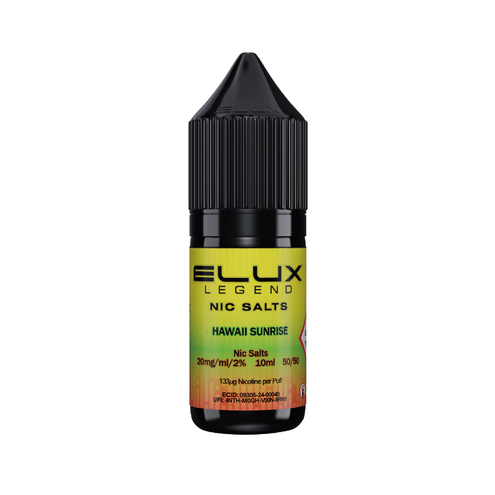 Hawaii Sunrise 10ml Nic Salt by Elux Legend Tidal Vape