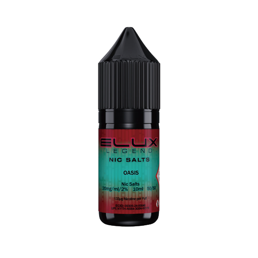 Oasis 10ml Nic Salt by Elux Legend Tidal Vape