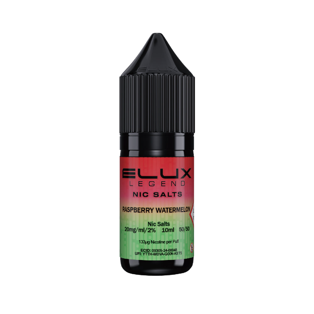 Raspberry Watermelon 10ml Nic Salt by Elux Legend Tidal Vape