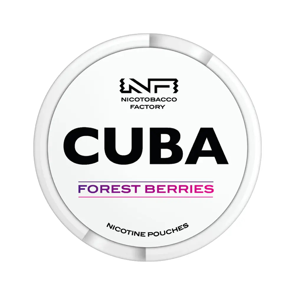 Forest Berries Nicotine Pouches by Cuba White Cuba