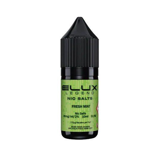 Fresh Mint 10ml Nic Salt by Elux Legend Elux