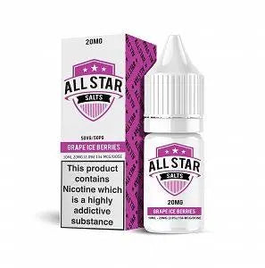 Grape Ice Berries Nic Salt E-Liquid by All Star