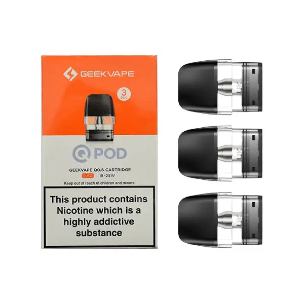 GeekVape Q Replacement Pods - Pack of 3 Geekvape