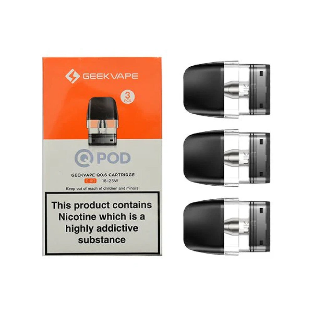 GeekVape Q Replacement Pods - Pack of 3