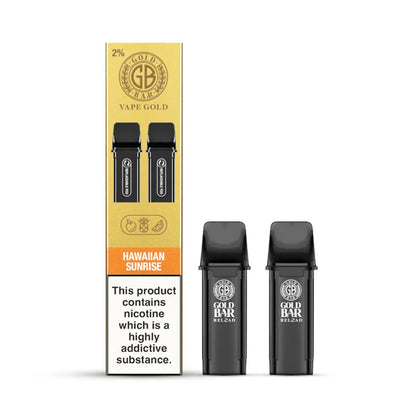 Gold Bar Reload Prefilled Pods - Pk of 2 TidalVape