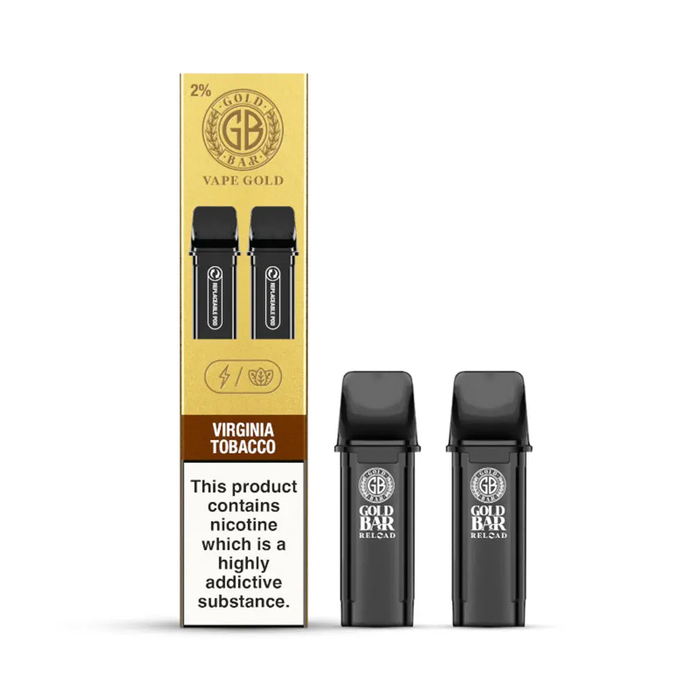 Gold Bar Reload Prefilled Pods - Pk of 2 TidalVape