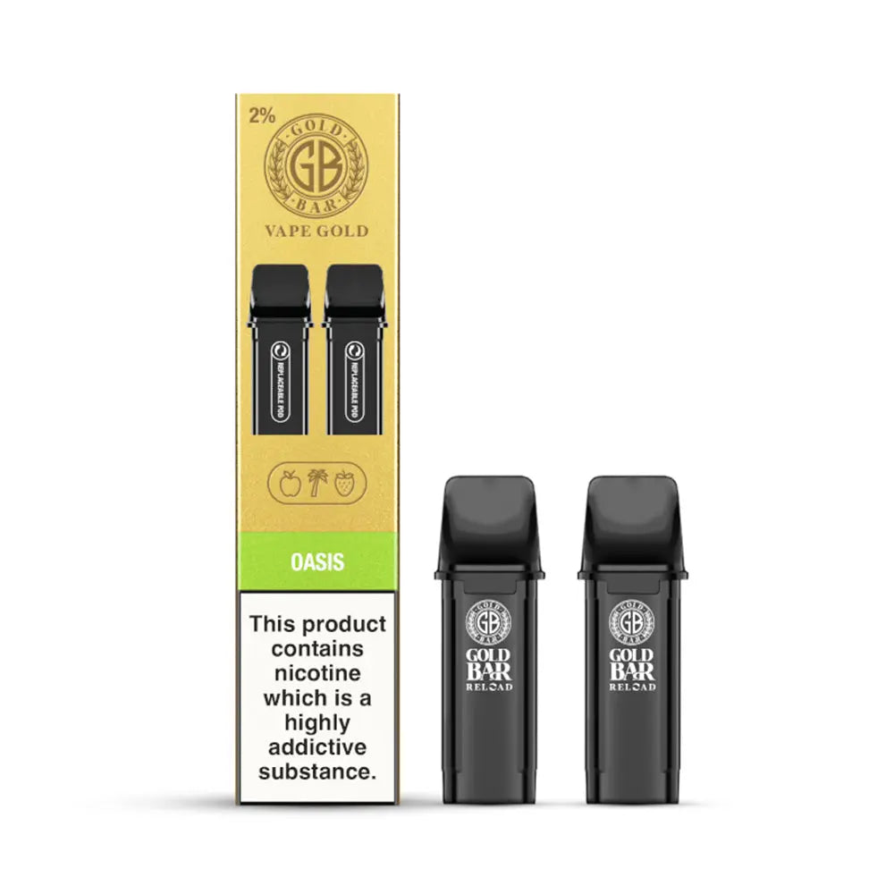 Gold Bar Reload Prefilled Pods - Pk of 2 TidalVape