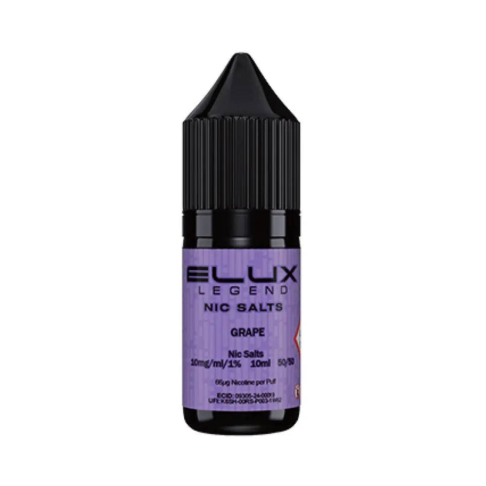 Grape 10ml Nic Salt by Elux Legend Elux