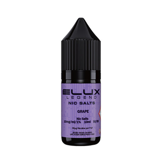 Grape 10ml Nic Salt by Elux Legend