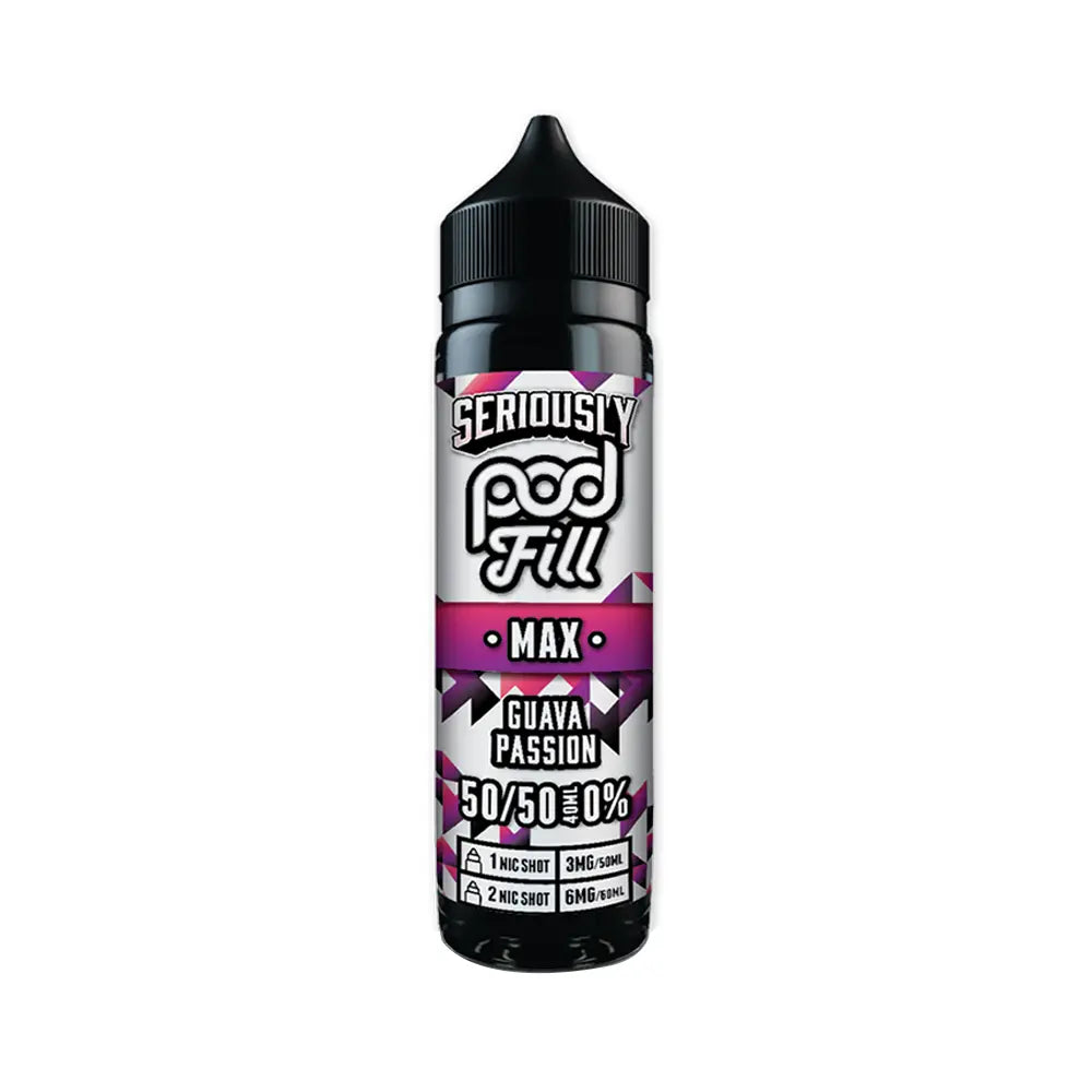 Guava Passion Seriously Pod fill Max 40ml Shortfill TidalVape