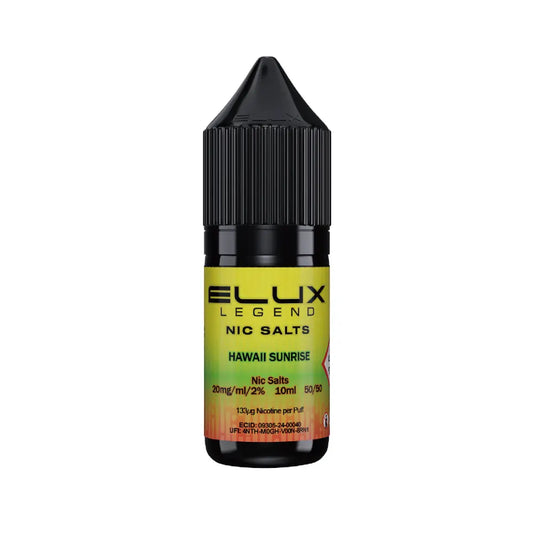 Hawaii Sunrise 10ml Nic Salt by Elux Legend Elux