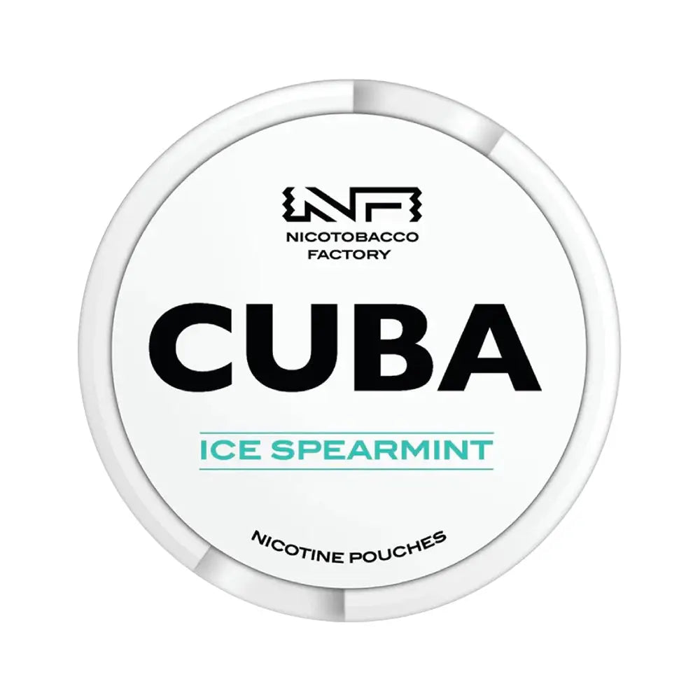 Ice Spearmint Nicotine Pouches by Cuba White Cuba