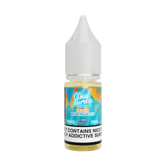 Iced Peach Blue Razz 10ml Nic Salts by Cloud Nurdz