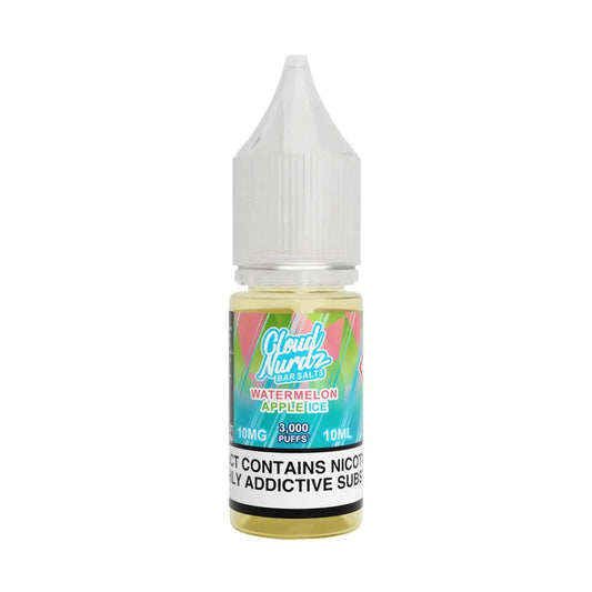 Iced Watermelon Apple 10ml Nic Salts by Cloud Nurdz