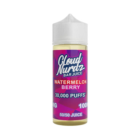 Iced Watermelon Berry 100ml Shortfill by Cloud Nurdz