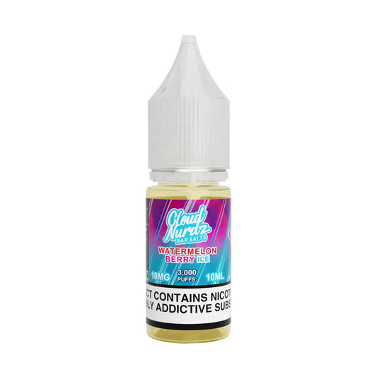 Iced Watermelon Berry 10ml Nic Salts by Cloud Nurdz