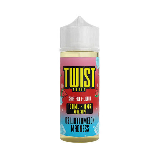 Iced Watermelon Madness 100ml Shortfill by Twist E-Liquid