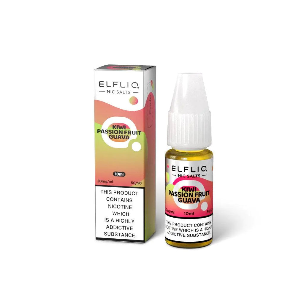 Kiwi Passion fruit Guava Nic salt E-liquid by Elf Bar Elfliq - TidalVape