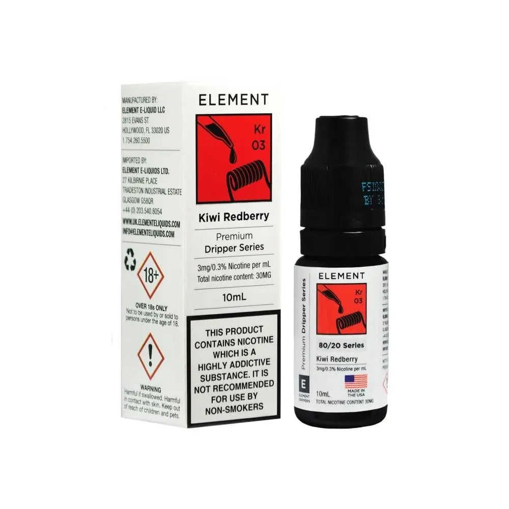 Kiwi Redberry Dripper eLiquid by Elements