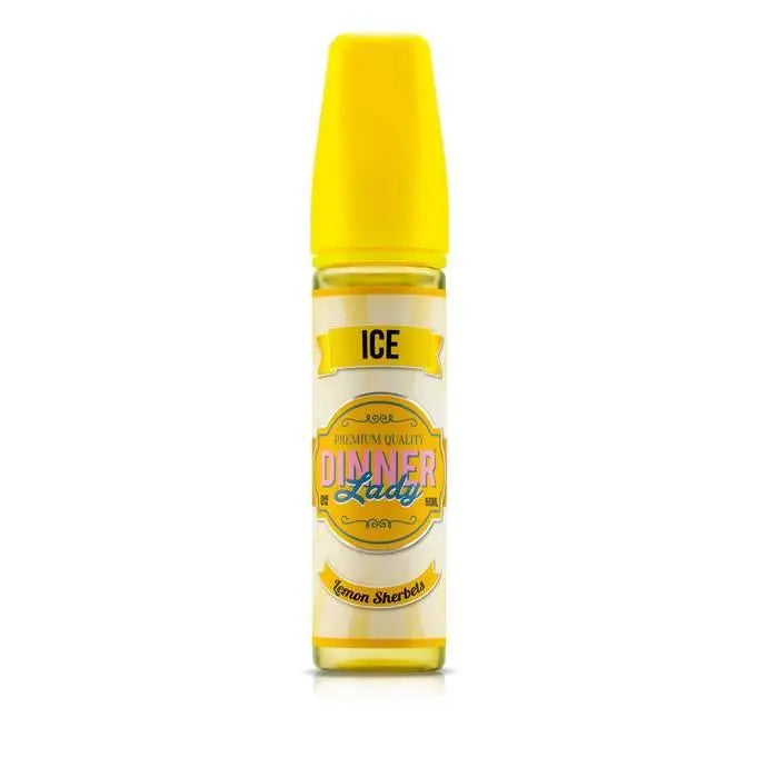 LEMON SHERBETS E-LIQUID BY DINNER LADY ICE 50ML - TidalVape