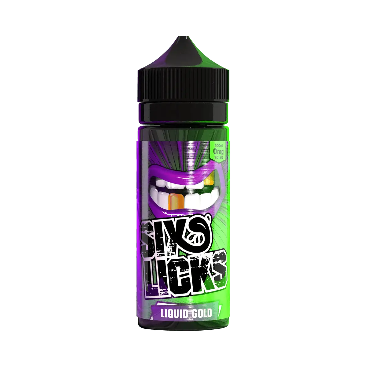 Liquid Gold Nic Salt E-Liquid by Six Licks Salts