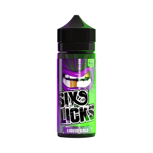 LIQUID GOLD E-LIQUID BY SIX LICKS